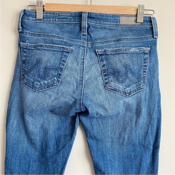 AG Adriano Goldschmied The Legging Ankle Super Skinny Jeans Sz 25R Distressed - Picture 4 of 11